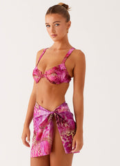 Ocean Is Calling Mini Sarong - Lavender Lagoon