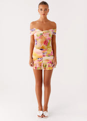 Frances Mini Dress - Sunburst Floral