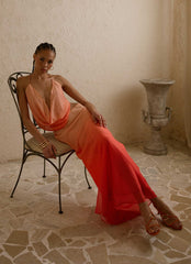 Feliciana Maxi Skirt - Sunset Ombre