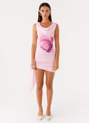 Good Fortune Mini Dress - Pink