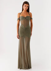 Ivy Lane Maxi Dress - Olive