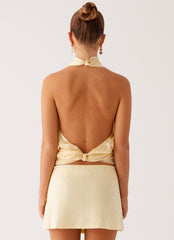 Movie Star Mini Skirt - Yellow