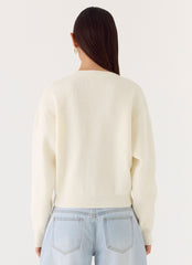 Orla Knit Sweater - Ivory