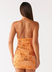 Phia Mini Dress - Orange