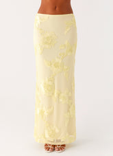 Radiate Maxi Skirt - Yellow