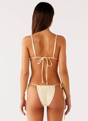 Soffa Bikini Top - Yellow Flower