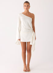 Statement Hour One Shoulder Top - Ivory