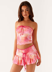 Corbin Tube Top - Flamingo Fling