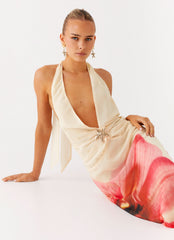 Belivia Maxi Dress - Yellow Bloom
