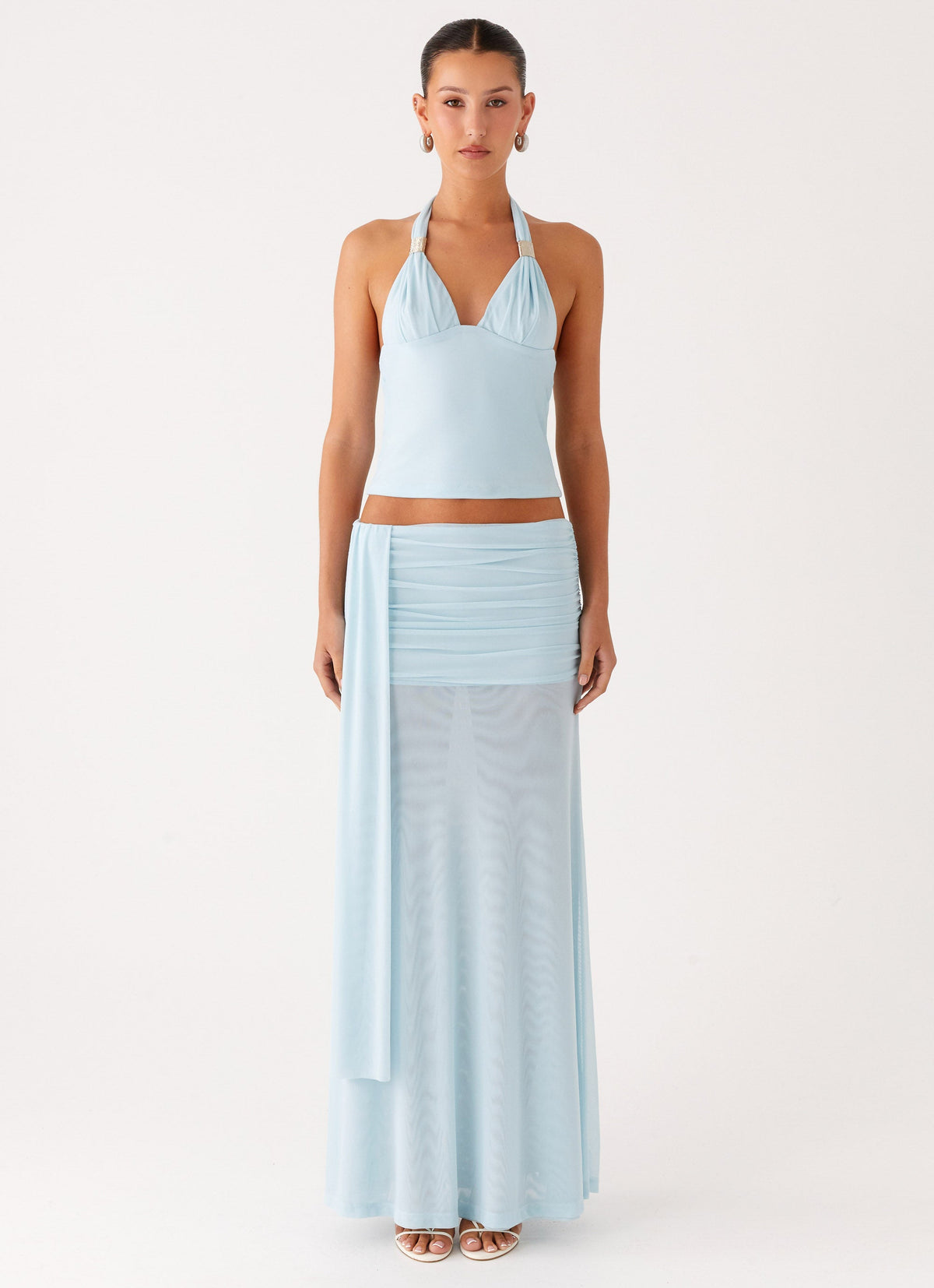 Blaze Maxi Skirt - Blue