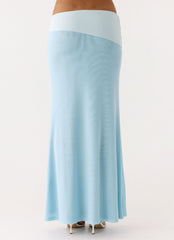 Delani Maxi Skirt - Blue