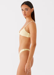 Jacklyn Bikini Top - Yellow
