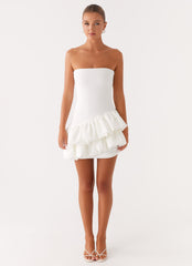 Marie Mini Dress - White