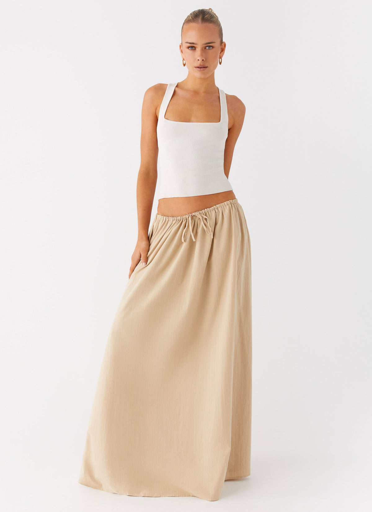 Randy Maxi Skirt - Tan