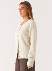 Vera Knit Cardigan - Ivory